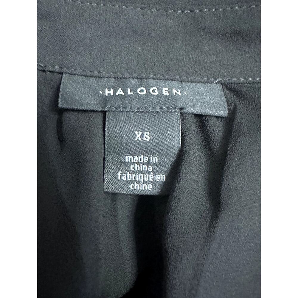 Halogen Collared Button Down Blouse Sheer Long Sl… - image 7